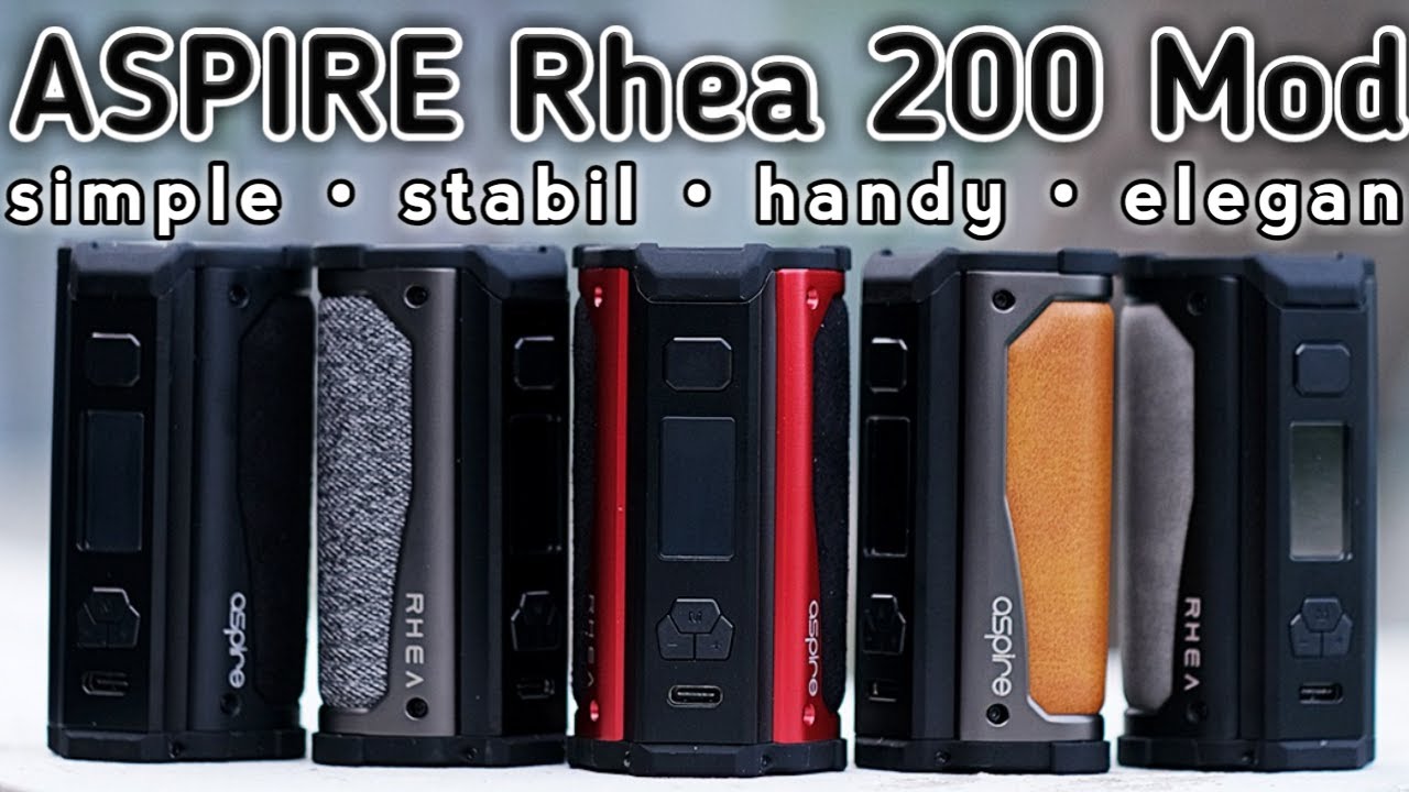 Aspire RHEA 200 Mod - YouTube