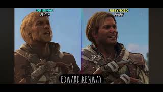 AC Black Flag Resynced VS AC Black Flag Original Version Gameplay 
