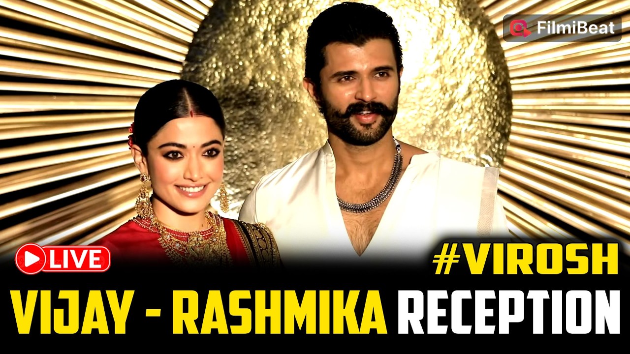 Vijay Devarakonda Rashmika Mandanna Reception | #VIROUSH
