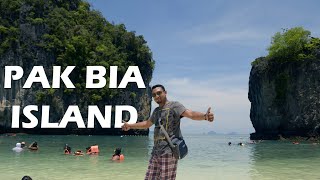 Exploring Pak Bia Island on foot ||Hong island day trip from Aonang Krabi on speedboat