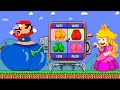 Super mario and peach choosing the ideal butt from the vending machine  game animation