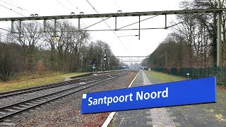 Station SANTPOORT-NOORD heeft het LANGSTE nutteloze PERRON #irrelevantestations