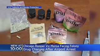 Chicago Rapper Vic Mensa Facing Felony Drug Charges After Airport Arrest