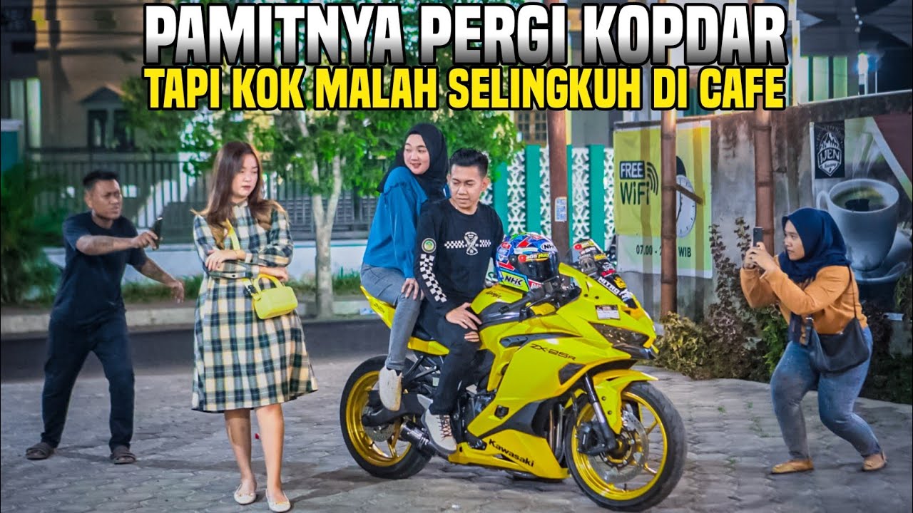 PAMITNYA PERGI KOPDAR TAPI KOK MALAH KETEMUAN SAMA CEWEK LAIN DICAFE!! HAMPIR PUTUS TAPI..!?
