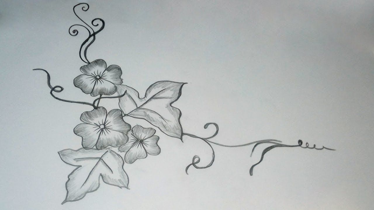 Featured image of post Simple Flower Drawing Designs Step By Step / One can start with very simple flowers and move on to complex flower drawings as they master the technique.