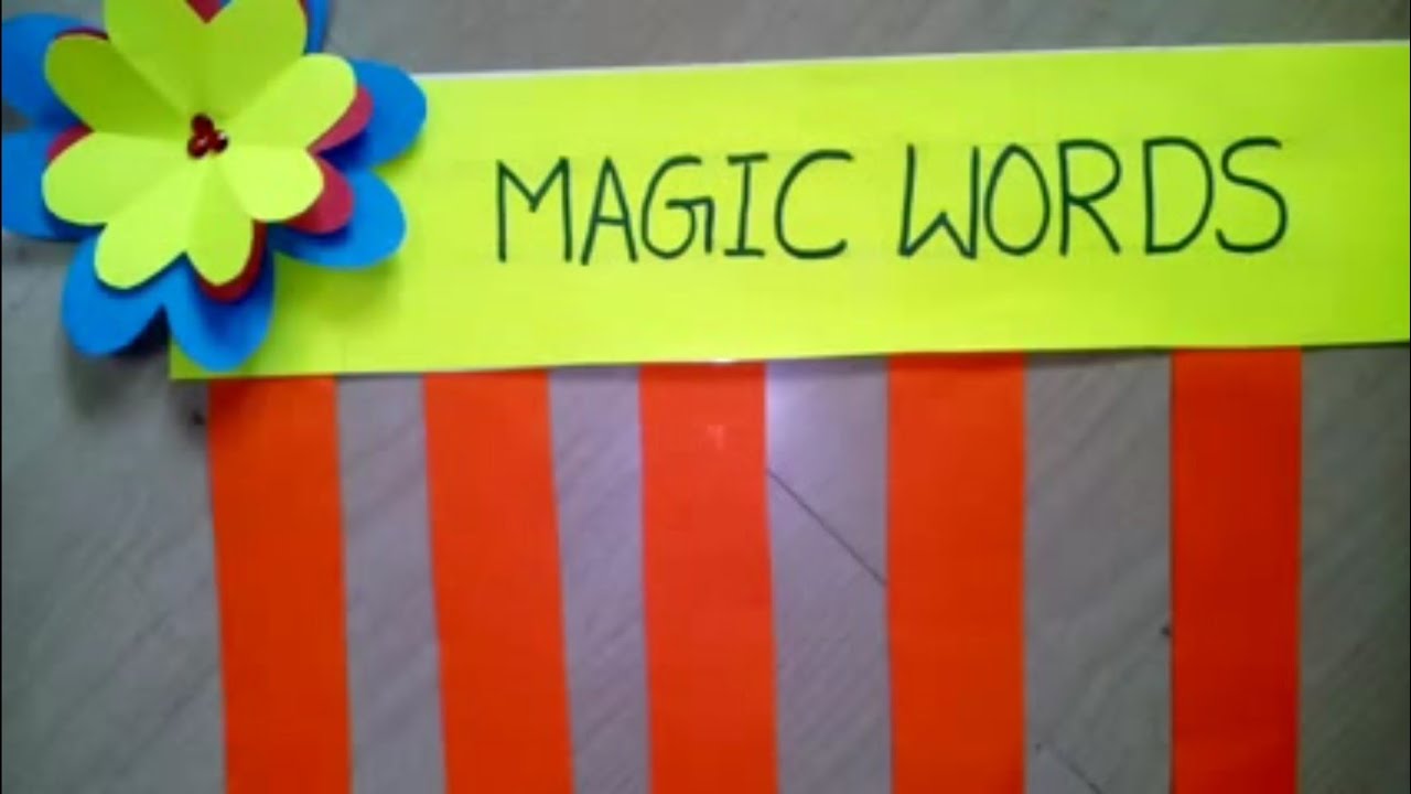 Magic Words Chart