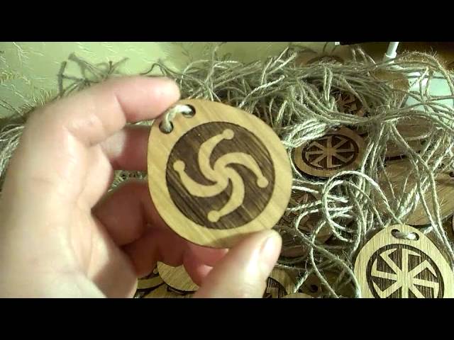 Славянские обереги из натурального дерева