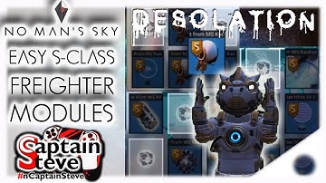 Sir EZ Bake Method Easy S-Class Derelict Freighter Modules Running No Man