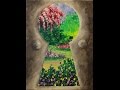 Secret Garden Step by Step Acrylic Painting on Canvas for Beginners
