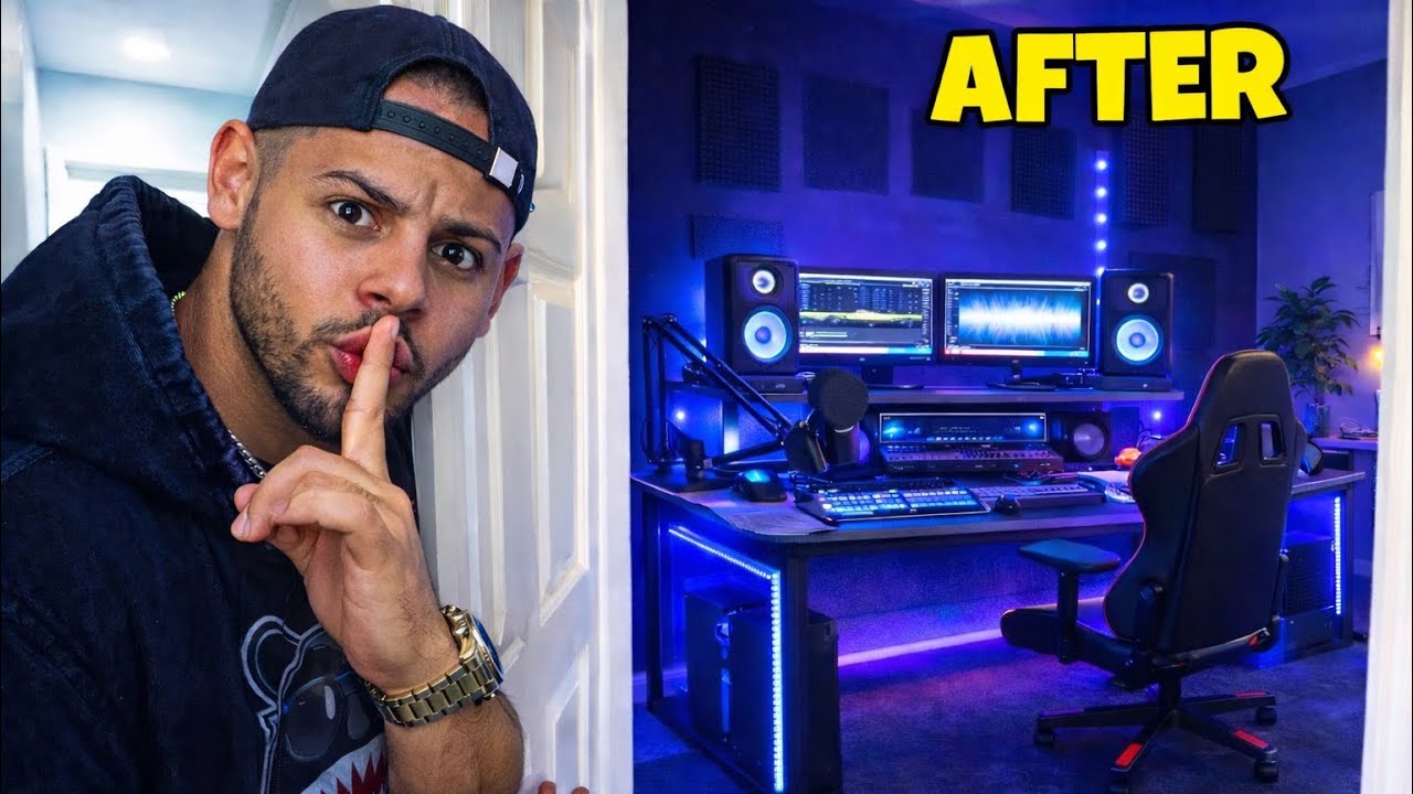I TRANSFORMED MY ROOM INTO A RECORDING STUDIO!