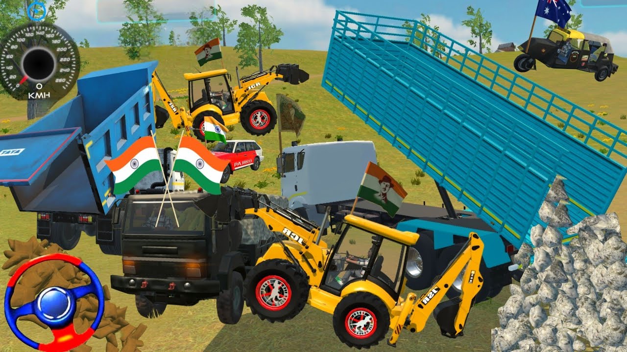 Live Indian Truck Stuck on sea and Tractor and Thar Dj Rescued the truck DJ from sea 