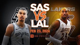 Los Angeles Lakers vs San Antonio Spurs Full Game Highlights FEB 23, 2024 | NBA Season