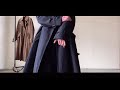 【着用】LA FAVOLA 20AW WRAP COAT / WRAP COAT DETACHABLE QUILTING LINNER