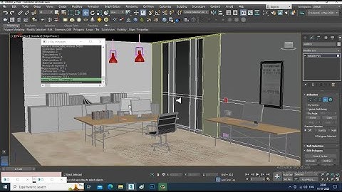 3Dsmax Tutorials, Learn 3D Modeling an Interior from Scratch in 3dsmax. ( Part 9)
