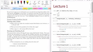 Lecture 1: Gaussian Distribution, Probability Density Function, Confidence Intervals, Z-Values
