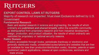 Export Control 101 Net Worth