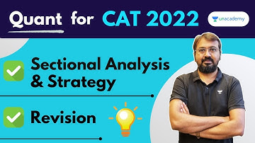 Sectional Analysis and Strategy for Quant | CAT 2022 | Ronak Shah