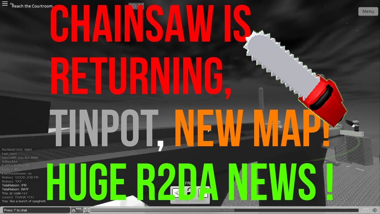 Chainsaw Is Coming Back Huge Halloween R2da News By Peridotiwy - roblox r2da rules