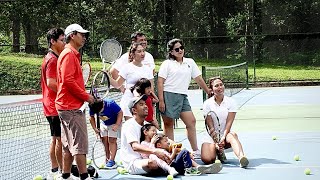 Alila tennis Team at bali Handara