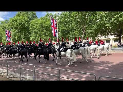 Rehearsal of the Trooping the Colour for the Queen’s Platinum Jubilee-The Household Cavalry Band