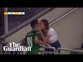 Footballer Rushes To Kiss Wife In Celebration As Goal Is Disallowed