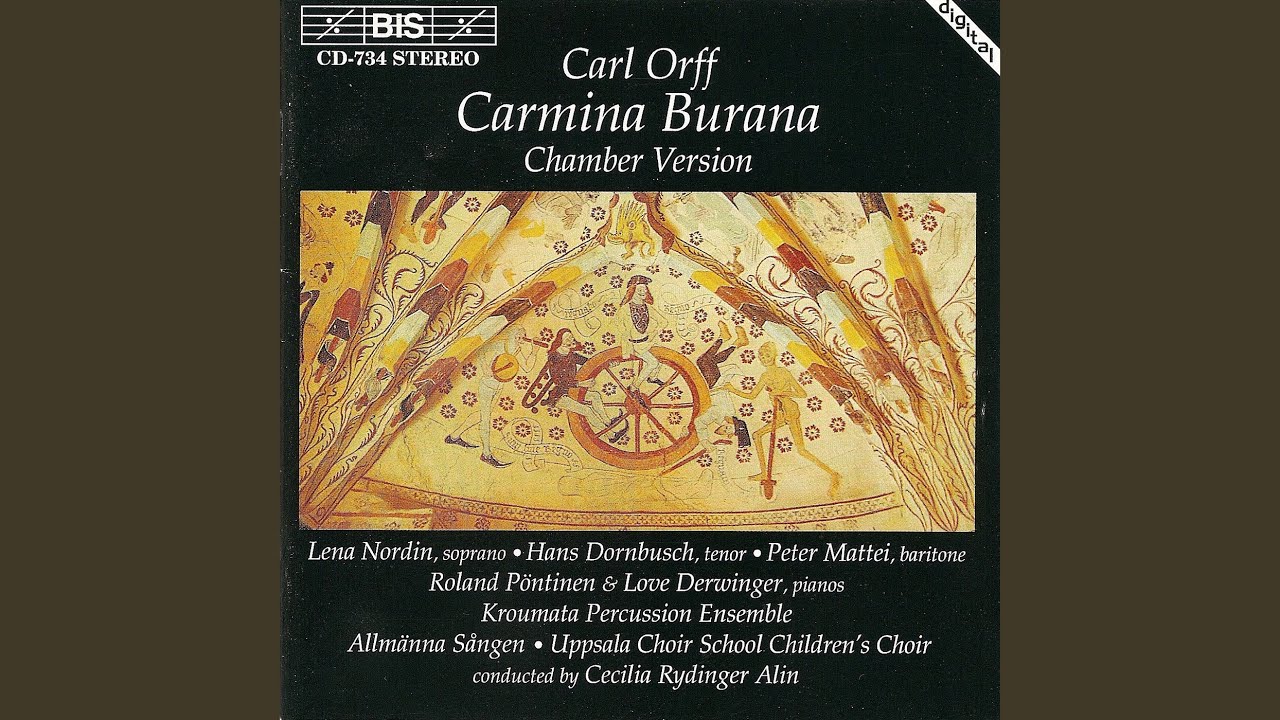 Carmina Burana (Chamber Version) : No. 20, Veni, veni, venias - YouTube