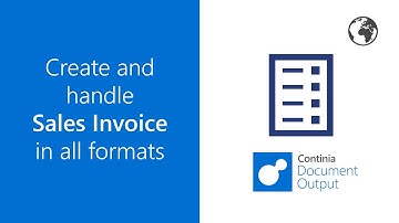 Create and handle sales invoices in all formats