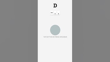 Morse Code Shorts - D