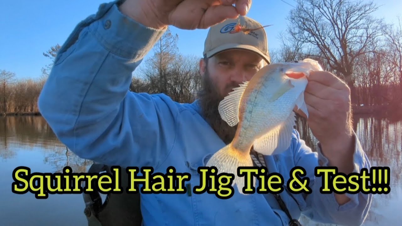 Squirrel Tail Crappie Hair Jig!!! (Tie & Test) YouTube