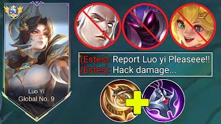 LUO YI PERFECT GAMEPLAY VS META HERO HELCURT REVAMP | LUO YI BEST BUILD & EMBLEM 2024 | MLBB