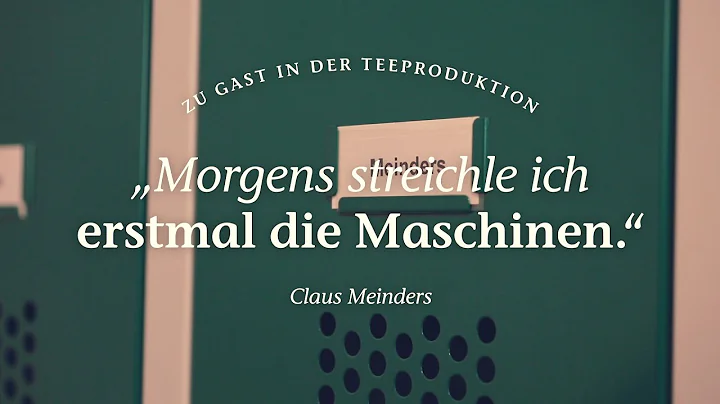 Morgens streichle ich erstmal die Maschinen. | Cla...