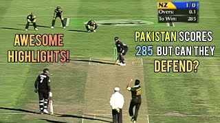 Momentum Shifting Match Finally Gets A Winner! | New Zealand V Pakistan | 5th ODI 2001 Highlights