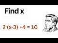 Can You Solve This Before Me? Easy Math Challenge | Solve for X