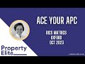 Property Elite x RICS Matrics Oxford - Ace Your RICS APC