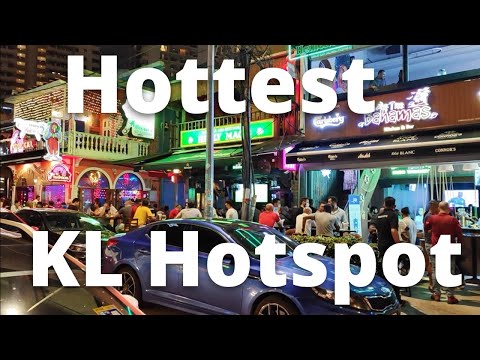 KL's Hottest Hot Spot! + FOOD STREET! Bukit Bintang Jalan Alor & more! Kuala Lumpur Malaysia