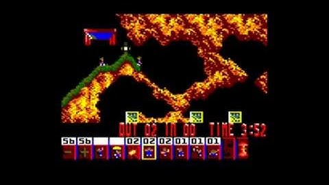 [AMSTRAD CPC] Lemmings - Longplay (Part 4 of 4 - MAYHEM Levels)