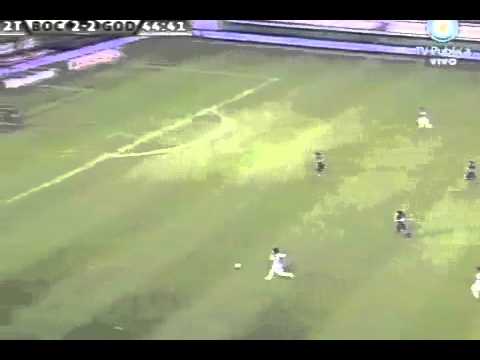 Cristian Chavez - Godoy Cruz vs Boca Juniors - 2011