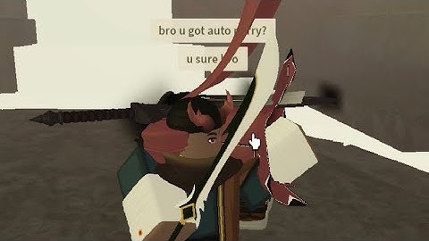 " bro you got auto parry ? " | Deepwoken