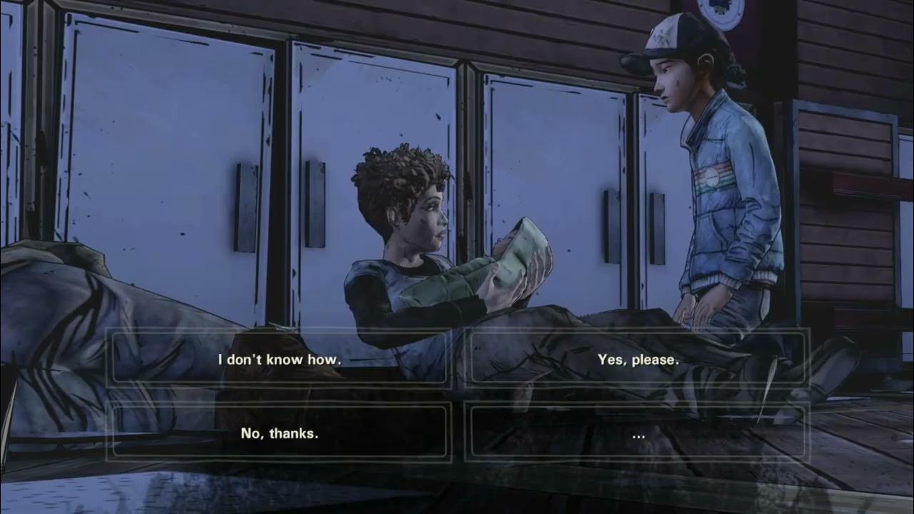 FIRST NIGHT OF THE BABY THE WALKING DEAD SEASON 2 GAMEPLAY