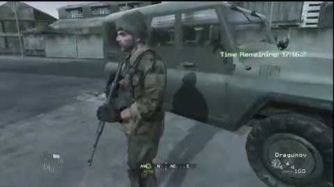 Call Of Duty 4 - Zakhaev Snipe Aftermath - HD