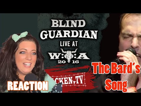 FIRST TIME LISTENING TO BLIND GUARDIAN - "THE BARD'S SONG" LIVE AT WACKEN | REACTION VIDEO