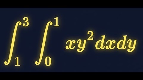 Double Integral of xy² over Region x=0 to 1 and y=1 to 3 - Step by Step Solution