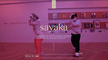 sayaka "Survive The Night / Chris Brown"@En Dance Studio YOKOHAMA