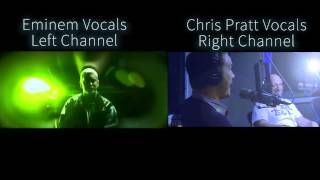 Chris Pratt vs Eminem Vocal Sync Comparison - Forgot About Dre