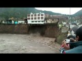 Dramatic Moment Hotel in Peru COLLAPSES Into River