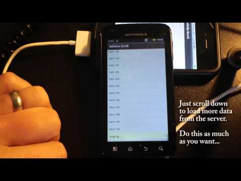 Infinite Scrolling in Flex Mobile