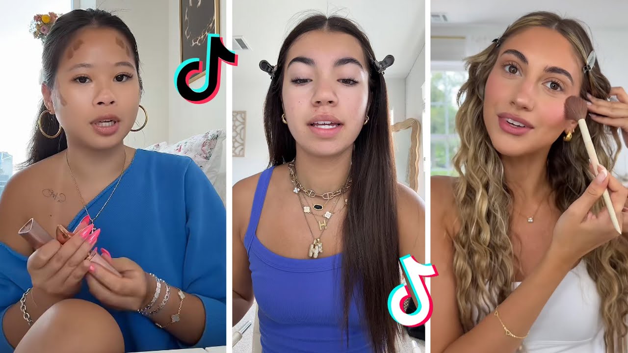Makeup Tutorial Tiktok Compilation - GRWM ( Get Ready With Me ) ️ ...