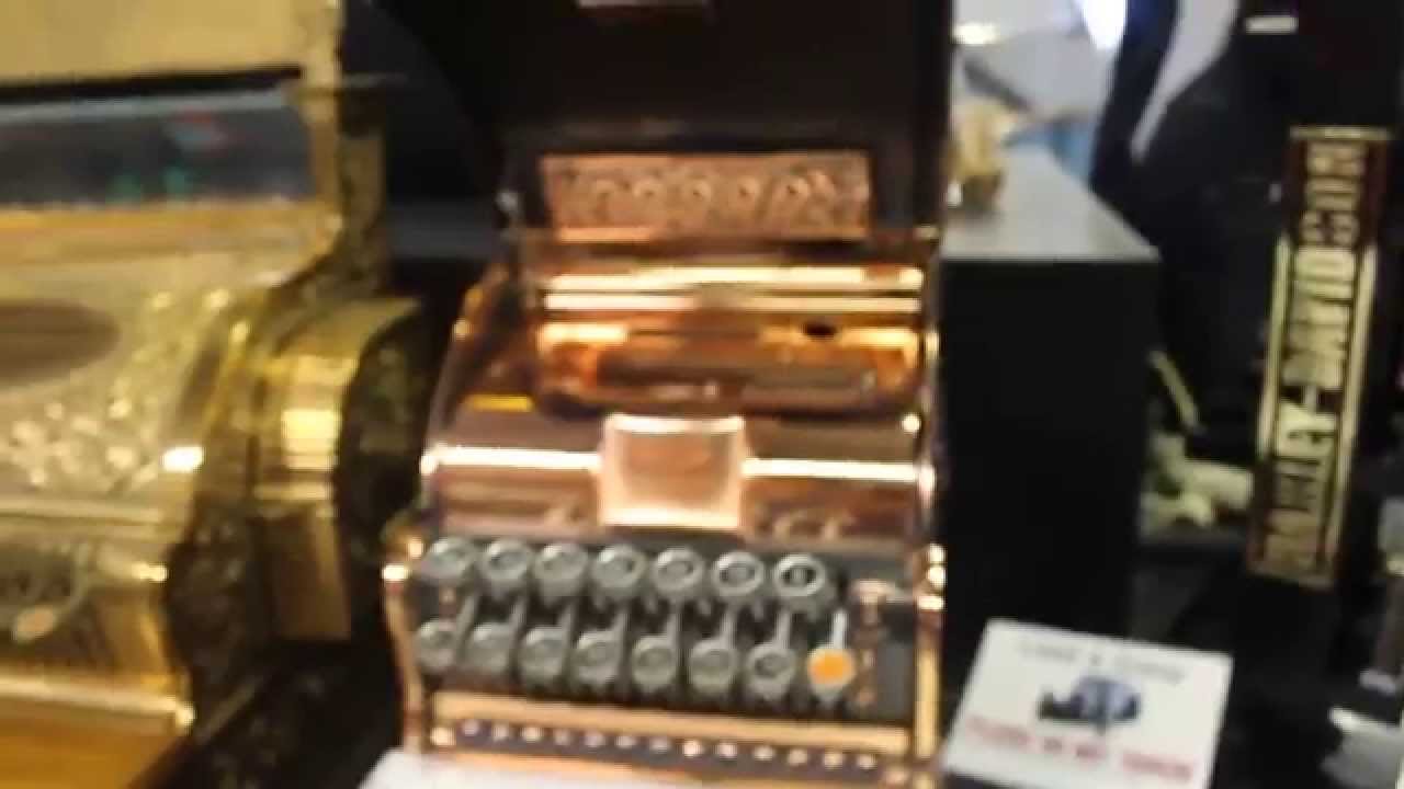 1909 Original National Cash Register Double Sided Restored Museum