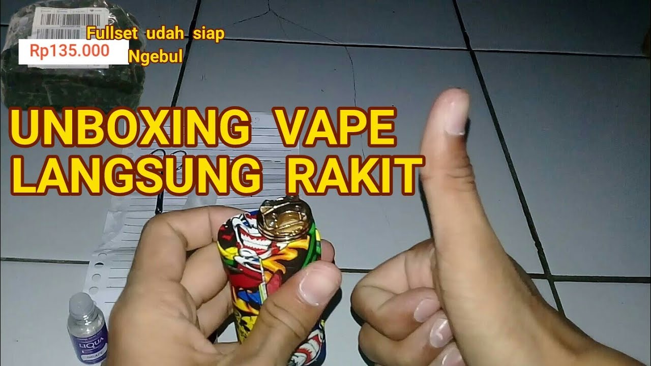 unboxing vep vape langsung kita rakit vep vape link toko cek diskripsi