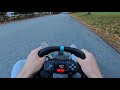 POV: Driving Electric Go Kart on the Street